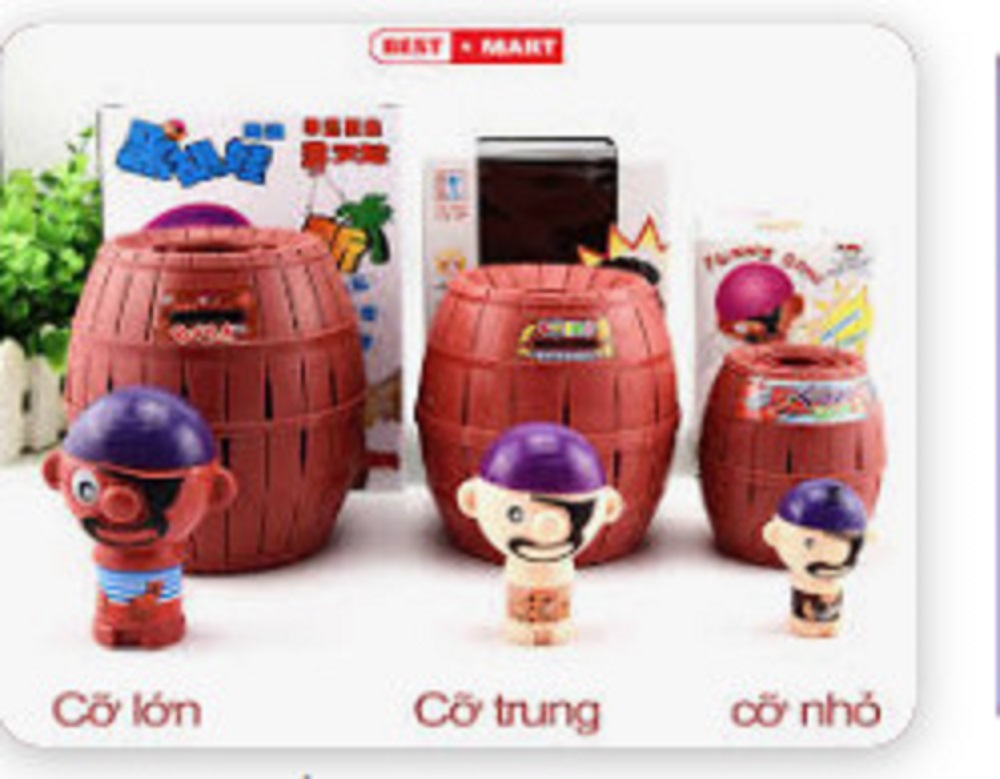 [HCM]Bộ trò chơi đâm hải tặc kịch tính 16 kiếm cỡ đại