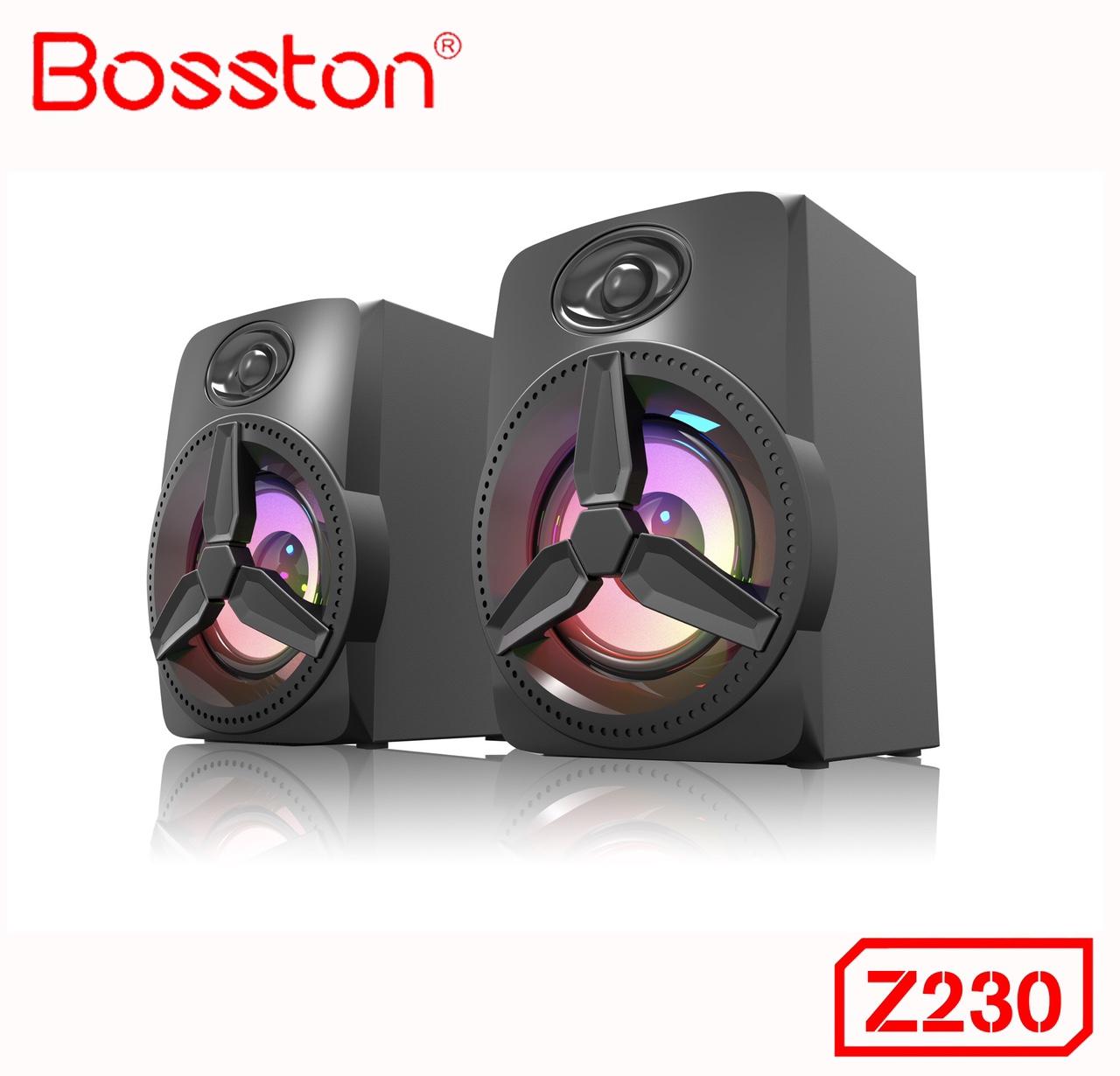 Loa vi tính 2.0 bosston z230 led rgb