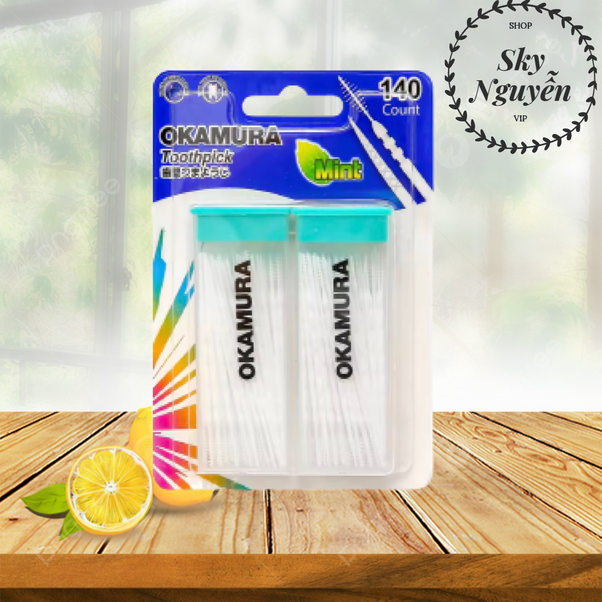Okamura Tăm nhựa Okamura chất lượng Nhật 140 CÂY