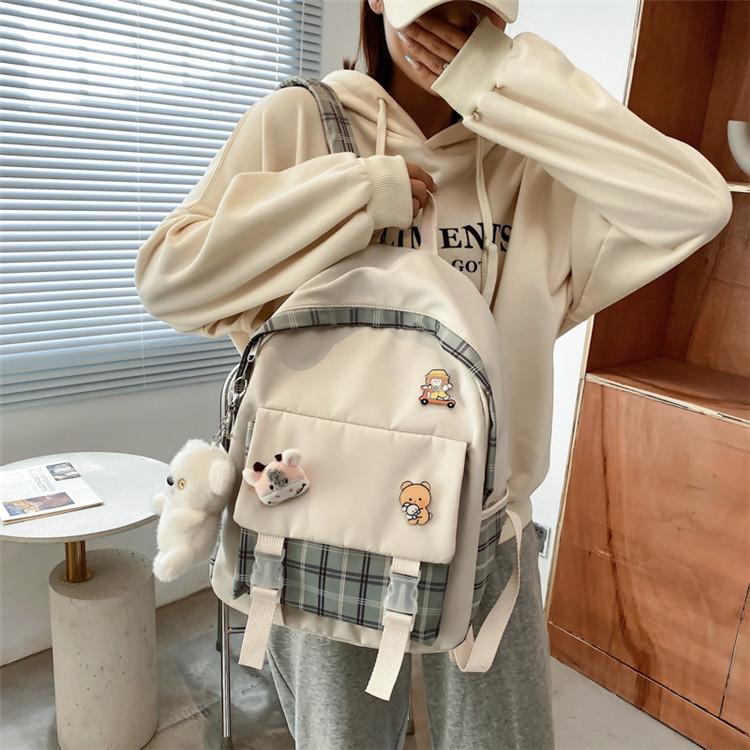 Balo đi học nam nữ Ulzzang thời trang Hàn Quốc cá tính dễ thương BAL21
