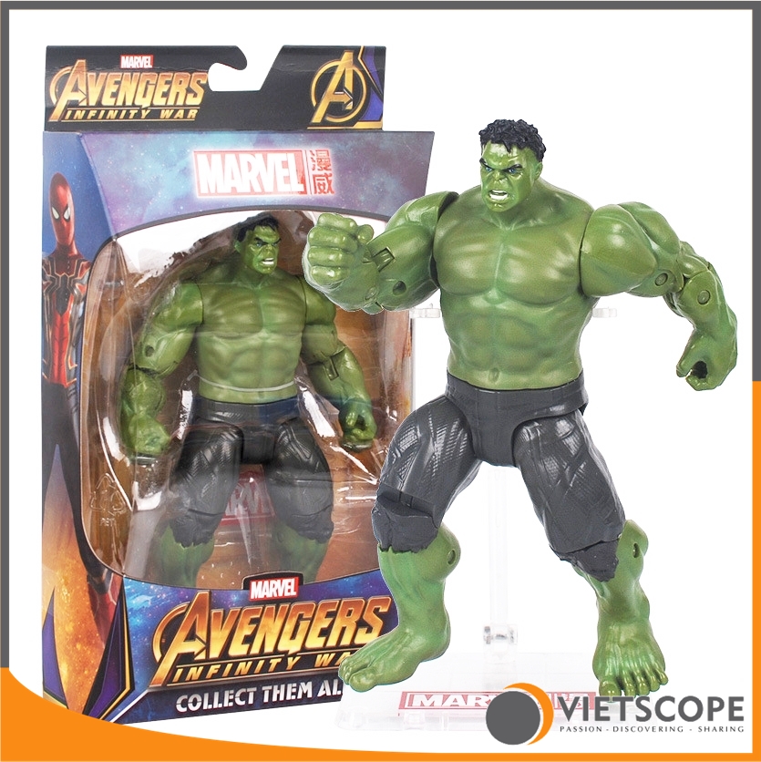 [HCM] Mô hình khổng lồ xanh HULK siêu anh hùng Avenger của vũ trụ Marvel - Có đế trưng bày
