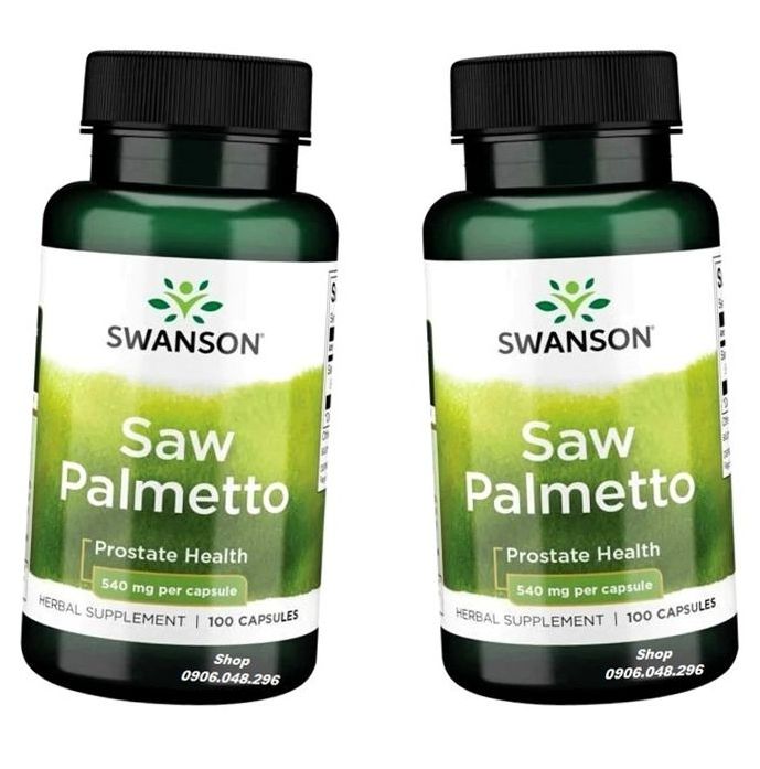 [Date : 08 - 2024 ] 2 Lọ ( 200 viên ) Viên uống Saw Palmetto Swanson 540 mg Chiết xuất Cọ lùn Bắc Mỹ , Hãng Swanson nỗi tiếng Mỹ , Dùng Riêng lẻ ... hay Dùng kết hợp với Minoxidil 5% hoặc với Morr F5% .