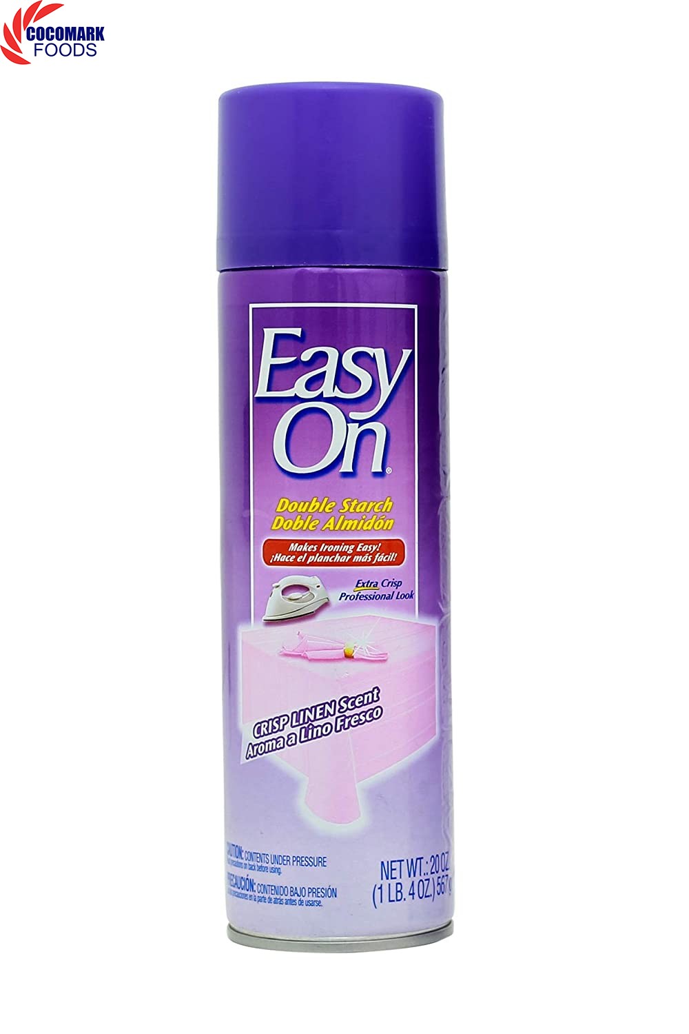 Xịt ủi đồ hiệu easy on double starch 567ml