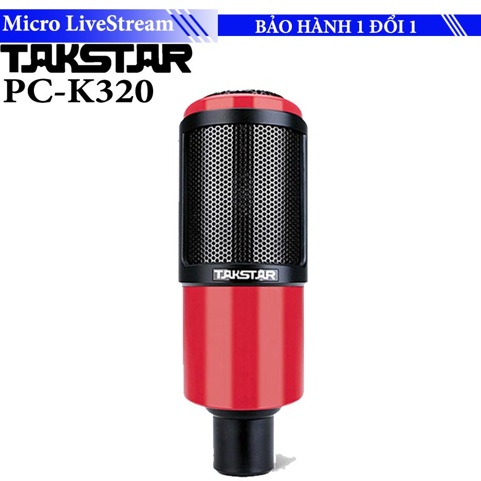 Micro thu âm hát karaoke live stream takstar pc k320