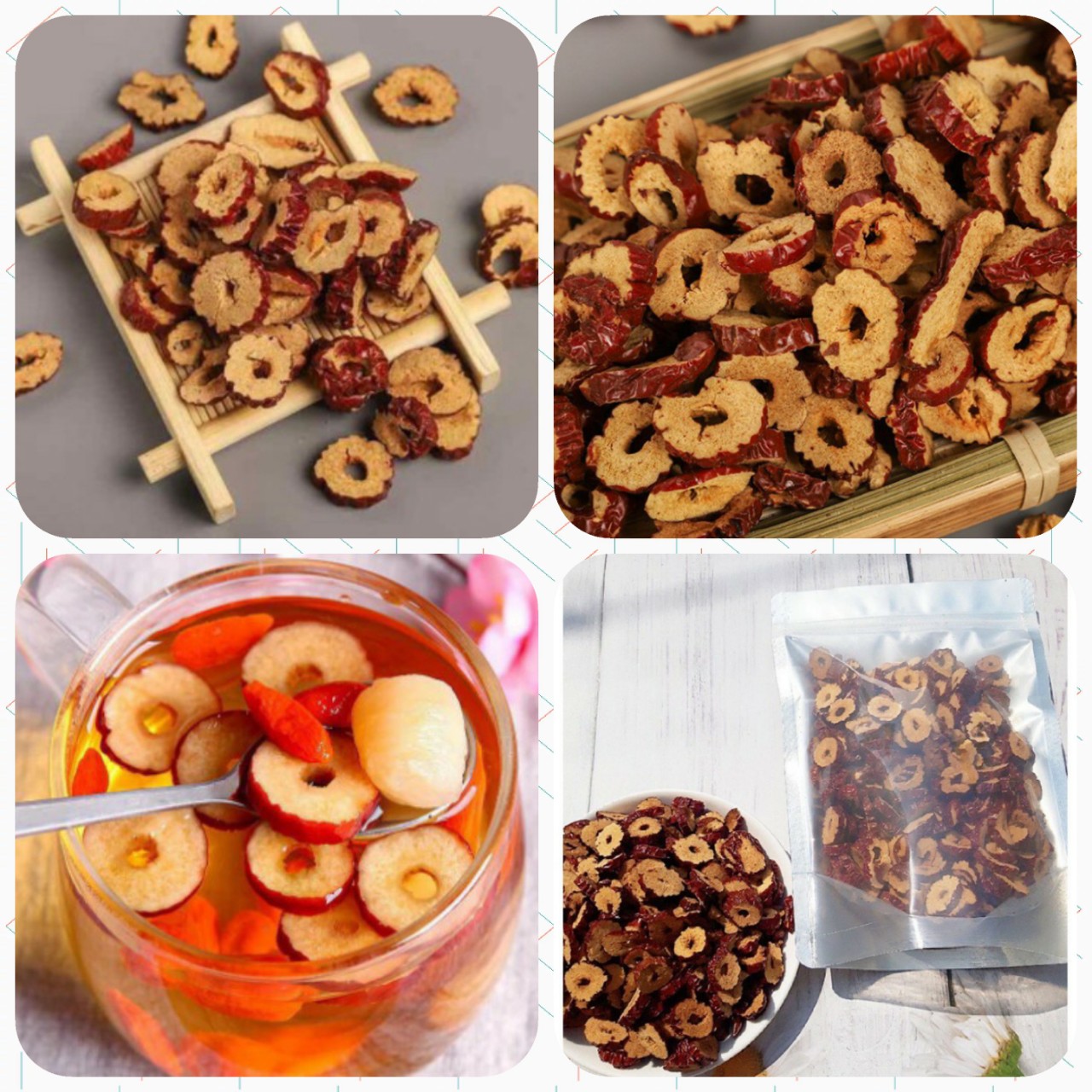 Túi 500gr táo đỏ tân cương thái lát
