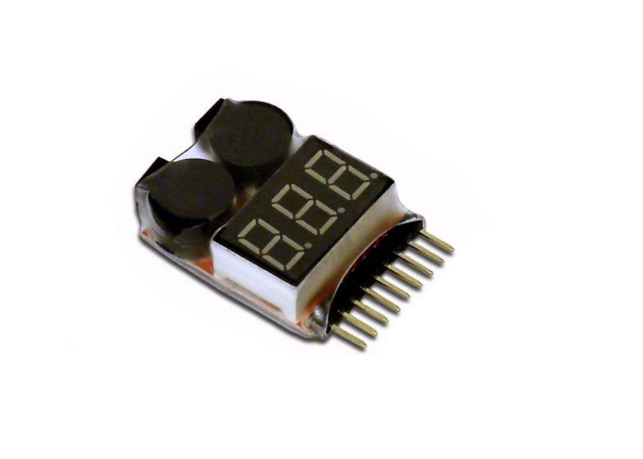 [HCM]Dụng cụ báo pin yếu đo volt cho pin Lipo 1 đến 8 cells (PI015) - Luân Air Models