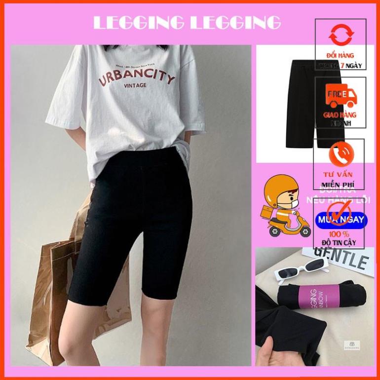 Quần legging đùi cuộn tím siêu Hot