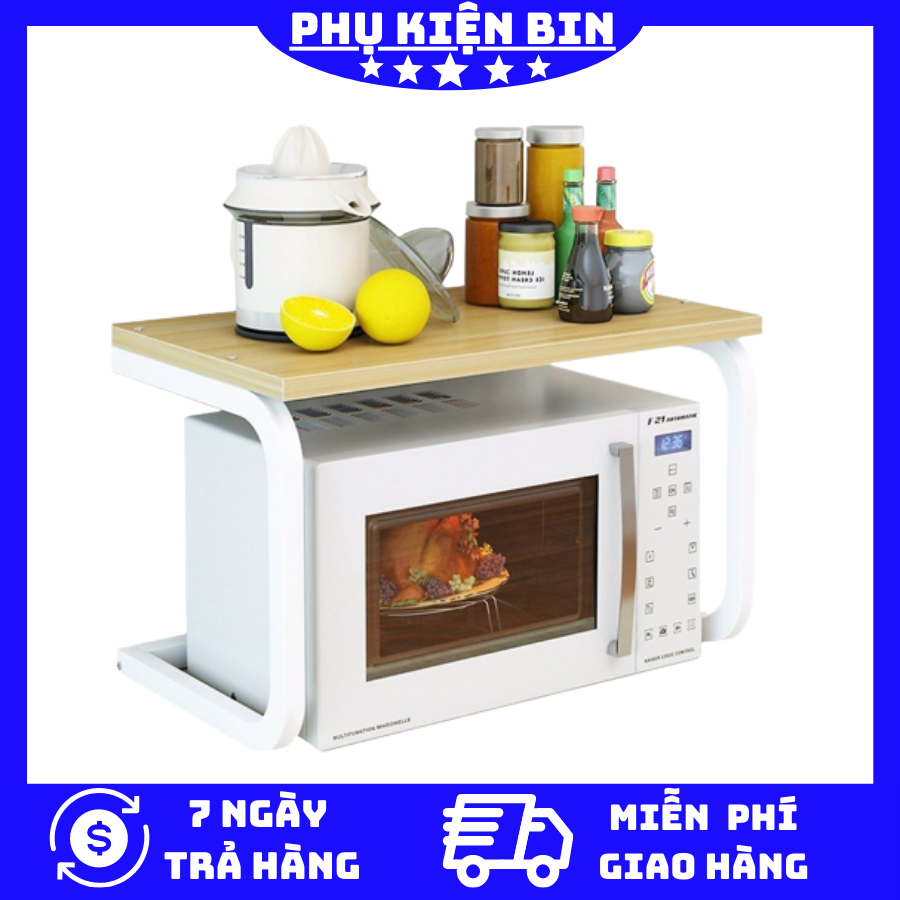 [HCM]Kệ lò vi sóng inox cao cấp kệ bếp đa năng kích thước tùy biên kệ lò nướng kệ để đồ nhà bếp
