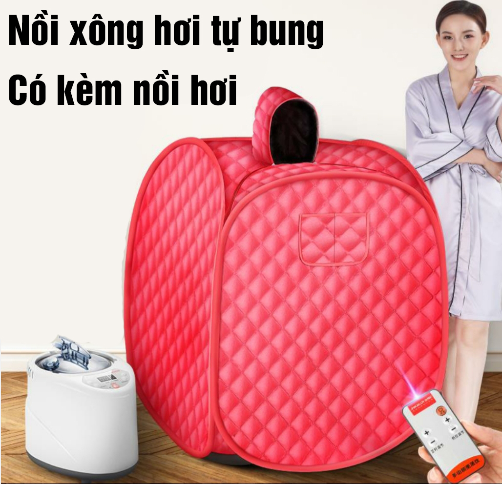 Lều xông hơi buồng xông hơi tự bung kèm nồi xông lều xông hơi sau sinh giảm cân