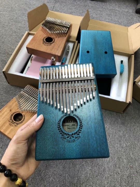 ĐÀN KALIMBA 17 PHÍM XANH RÊU MS05