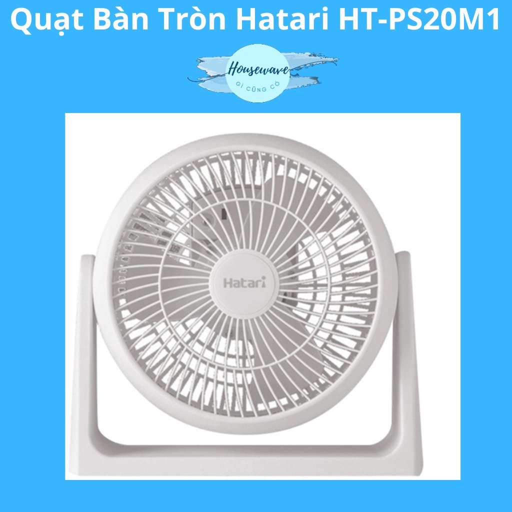 Quạt bàn tròn hatari ht-ps20m1 - hàng chính hãng - màu ngẫu nhiên