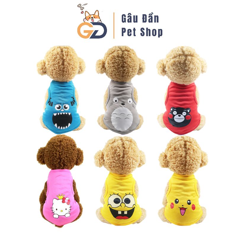 Áo Chó Mèo - Áo Ba Lỗ Mùa Hè Cho Chó Mèo