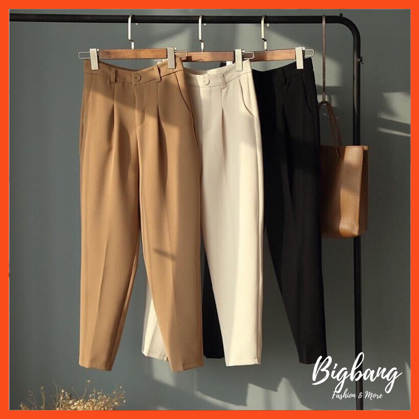 Sale hot! Quần baggy Basic form chuẩn cực xinh, quần tây baggy chất vải đẹp giá cực hấp dẫn - Bigbang Shop