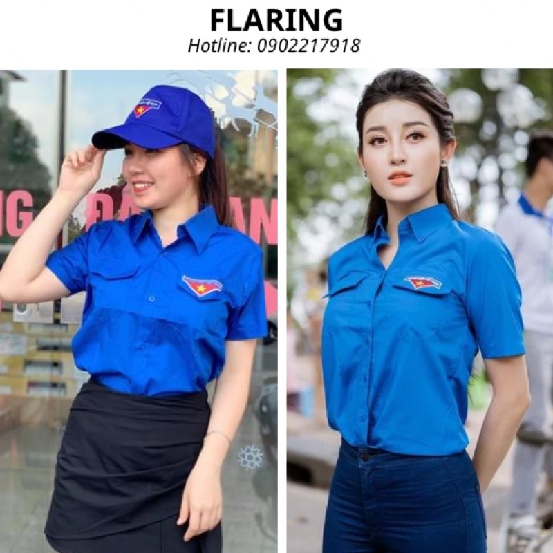 Áo đoàn thanh niên cộc tay