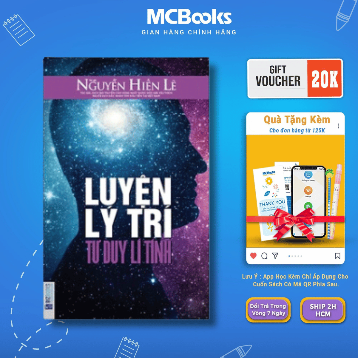 Sách - luyện lí trí tư duy lí tính - mcbooks
