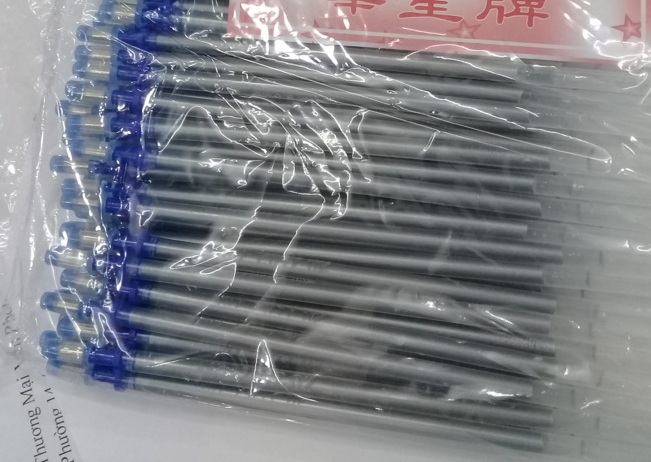 Ruột bút nhủ bạc viết lên vải, da, simili, giấy, gỗ thô... ( Bịch 100 ruột)