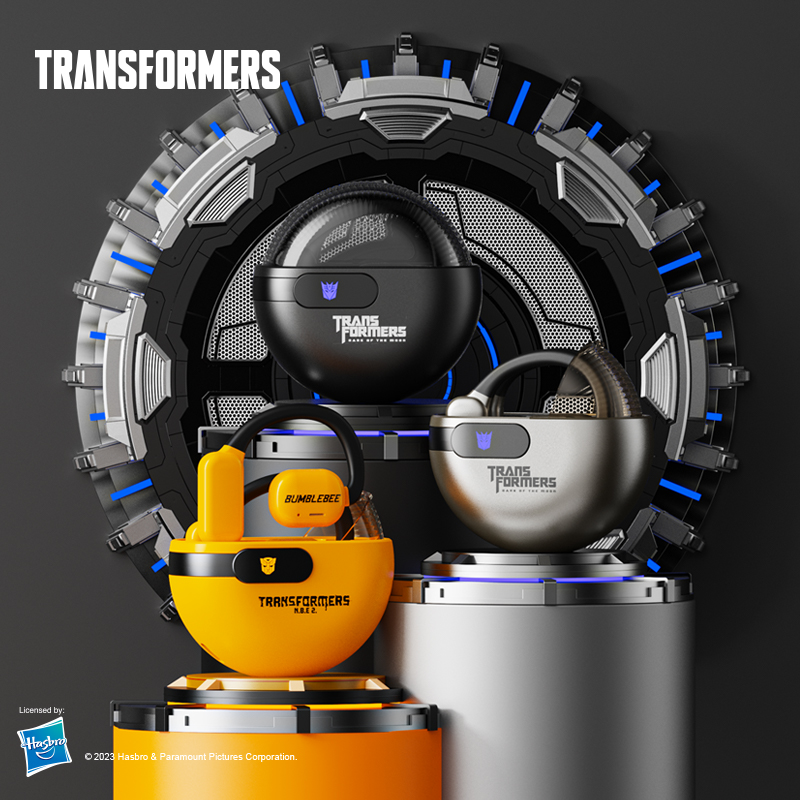Transformers TF-T09 Wireless ear-mounted Bluetooth headset high definition call intelligent noise reduction sports running high sound quality open headset
