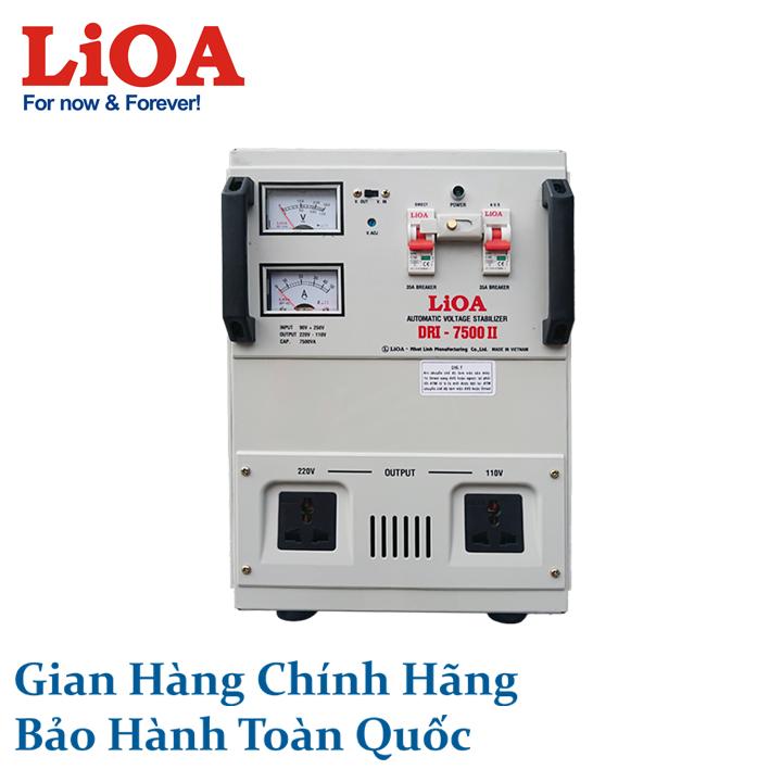 Ổn áp 1 pha lioa dri-7500ii