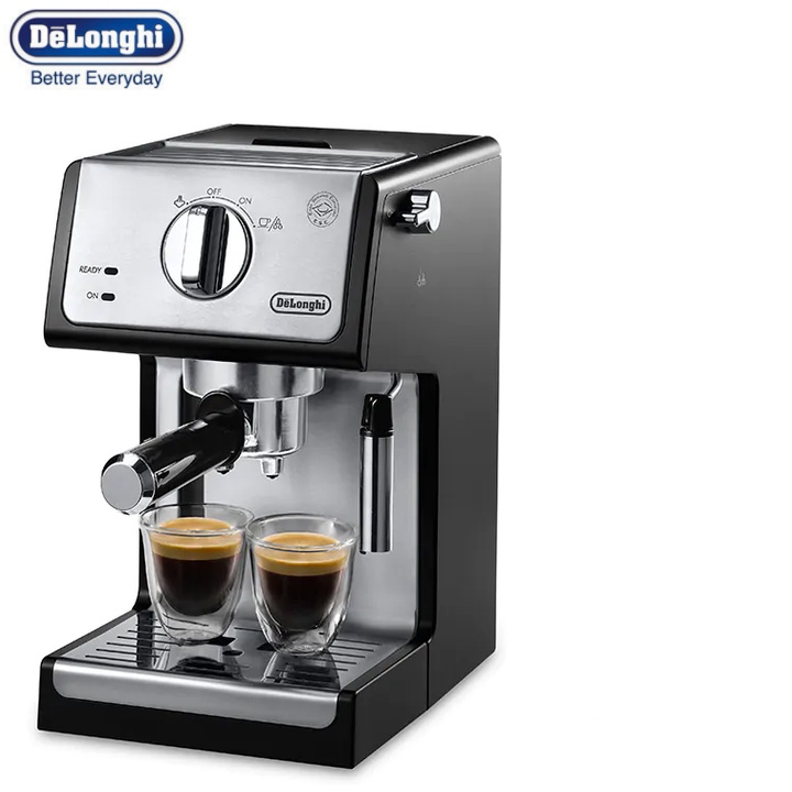 Máy pha cà phê espresso delonghi ecp35.31 công suất 1100w dung tích 1.1l - bảo hành 12 tháng