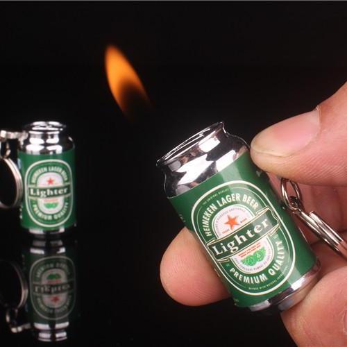 Bật lửa móc khóa hình lon ken độc đáo - phú hiển store