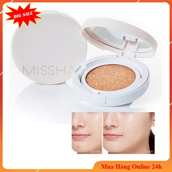 [HCM]Phấn nước,Phấn nước Hàn Quốc,phấn nước missha M Magic Cushion SPF50+ PA+++ mềm mỏng tự nhiên che khuyết điểm tốt