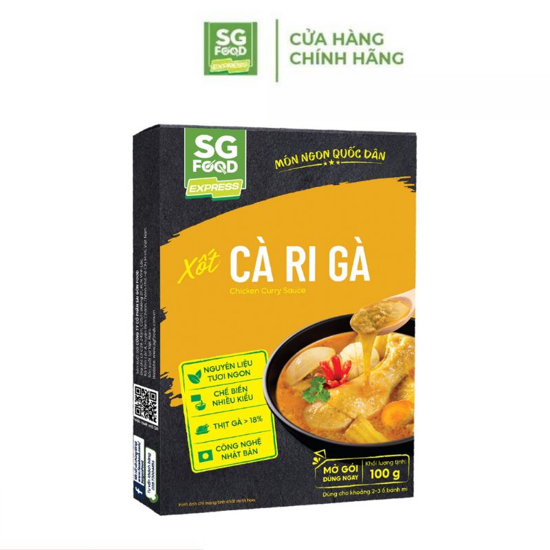 Xốt cà ri gà 100g SG food