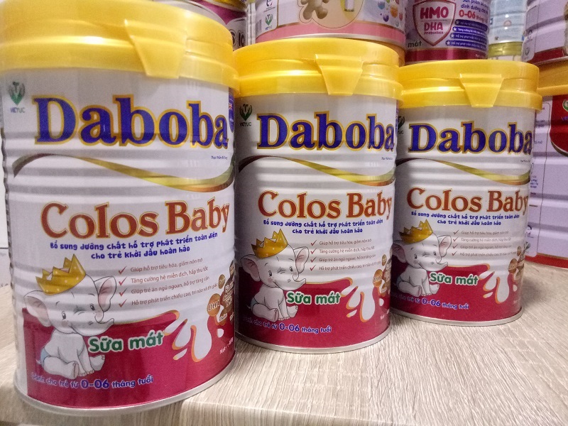 Sữa mát Dành Cho Bé 0-6 tháng tuổi Colos Baby Daboba, bổ sung sữa non Colostrum 900g