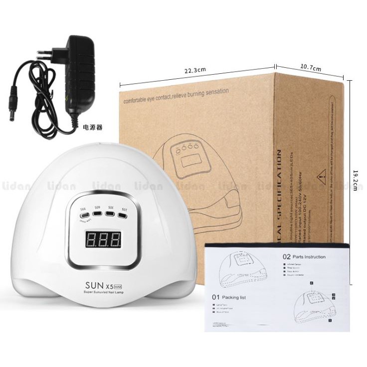 [HCM]MÁY HƠ GEL SUN X5 MAX CÔNG SUẤT LỚN 150W - 45 BÓNG HƠ CỰC NHANH KHÔ