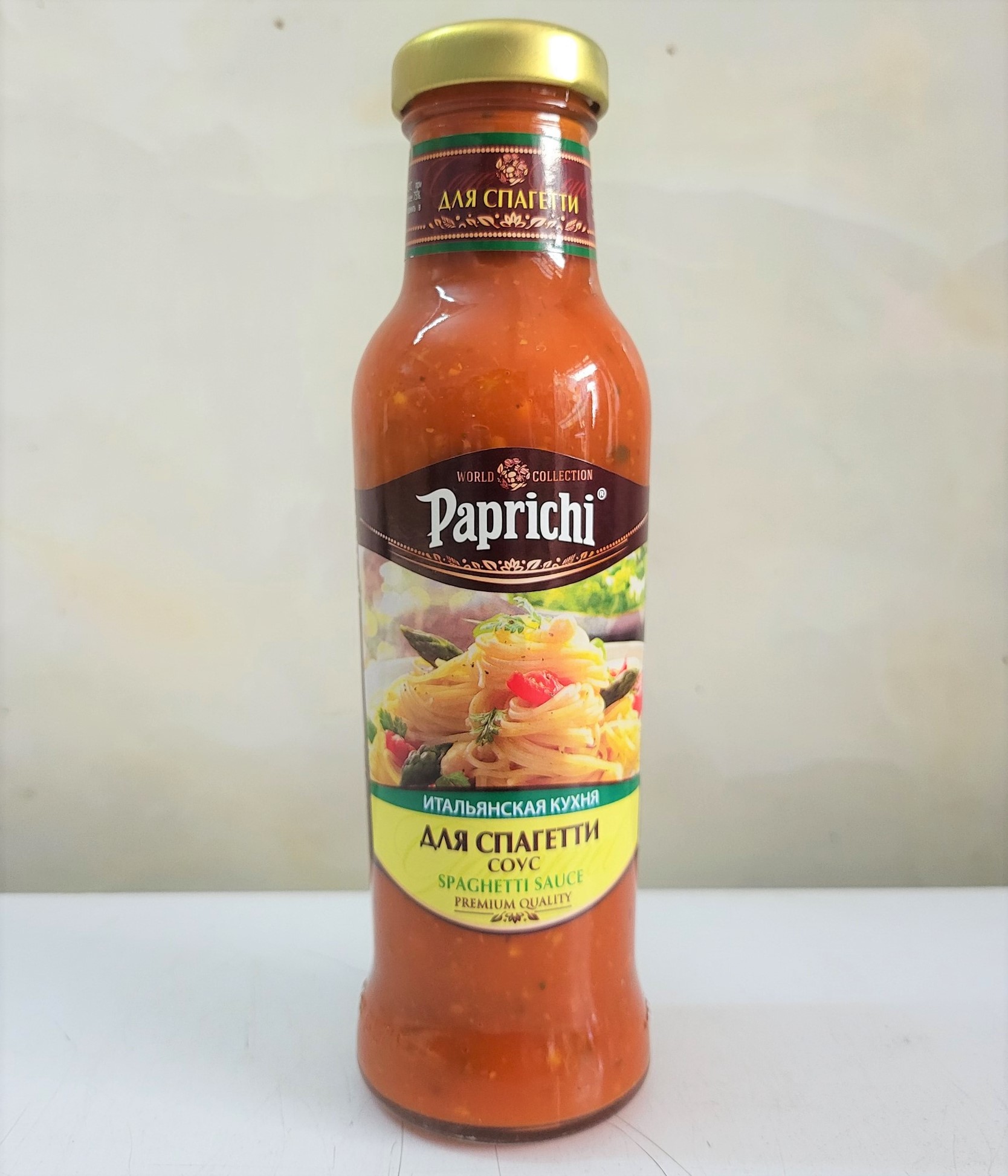 [Chai 320g] XỐT MÌ Ý [Russia] PAPRICHI Spaghetti Sauce