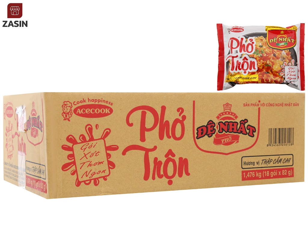Gía sỉ 1 thùng phở trộn đệ nhất thập cẩm cay thùng 82g