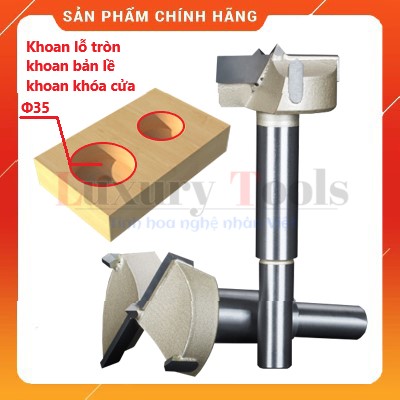 Mũi khoét gỗ Tideway - mũi khoan tròn , đục lỗ , khoét lỗ bản lề , khoan khó cửa ... Cao cấp