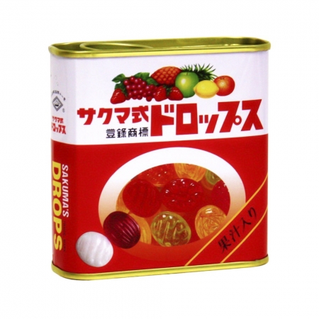 Kẹo trái cây Sakuma Drops 6 vị hộp thiếc 75g
