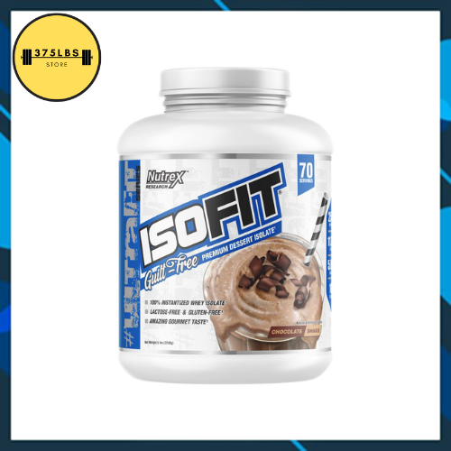 Sữa tăng cơ Whey Isolate IsoFit Nutrex 5Lbs- 70 lần dùng- Vị mới cực ngon, chất lượng Isolate