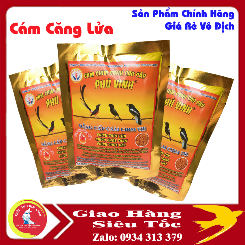 [Free Ship] Cám chim chích chòe than, lửa, đất, Cám Chòe Phú Vinh, thay lông nhanh, khỏe, bóng mượt, Nhanh vào lửa sau thay lông, Chim căng sung ra bộ đẹp, gói 200g -  Thức Ăn Phụ Kiện Chim Cảnh