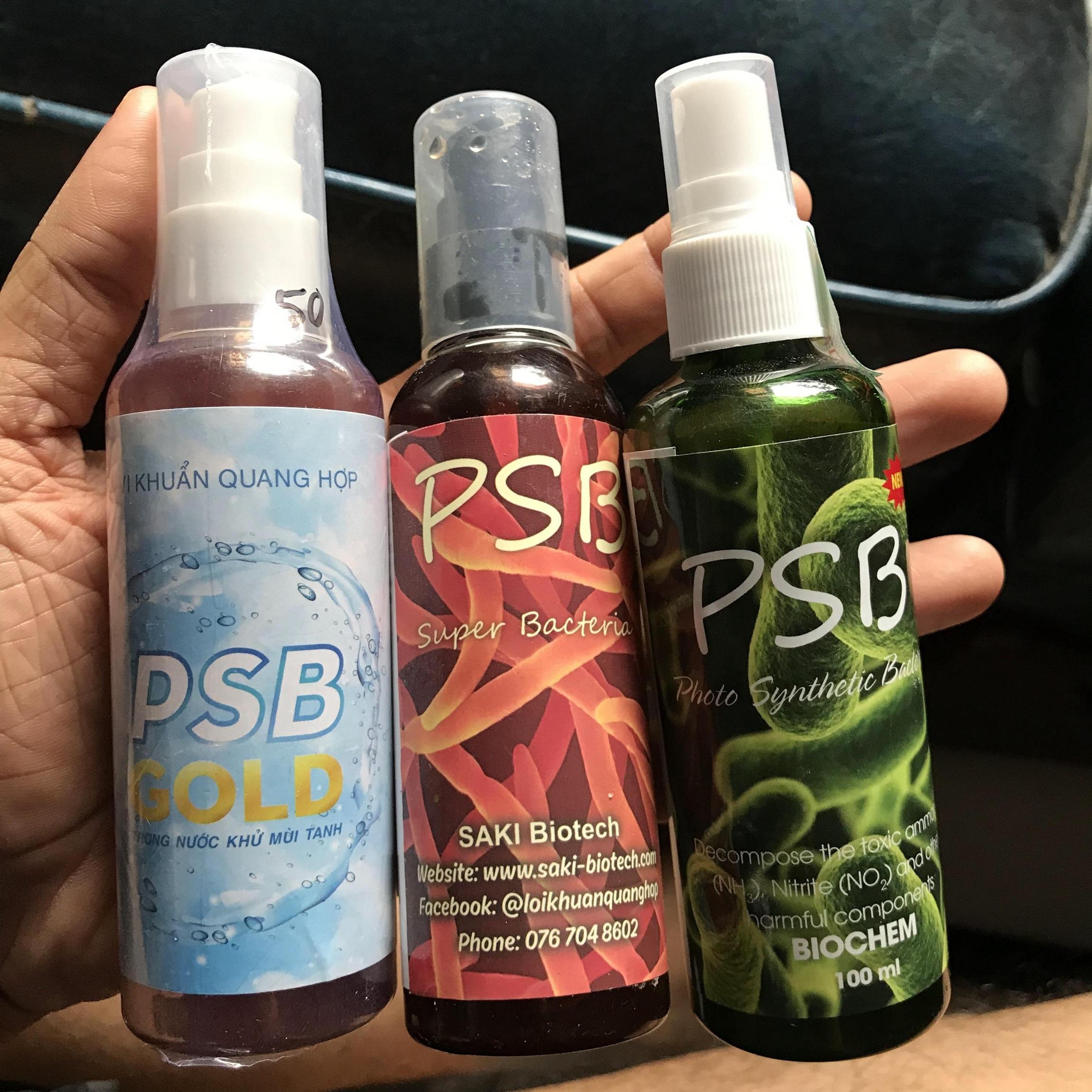 "hoàn tiền đến 10%" combo 3 loại psb thiết lập vi sinh cho hồ cá non bộ