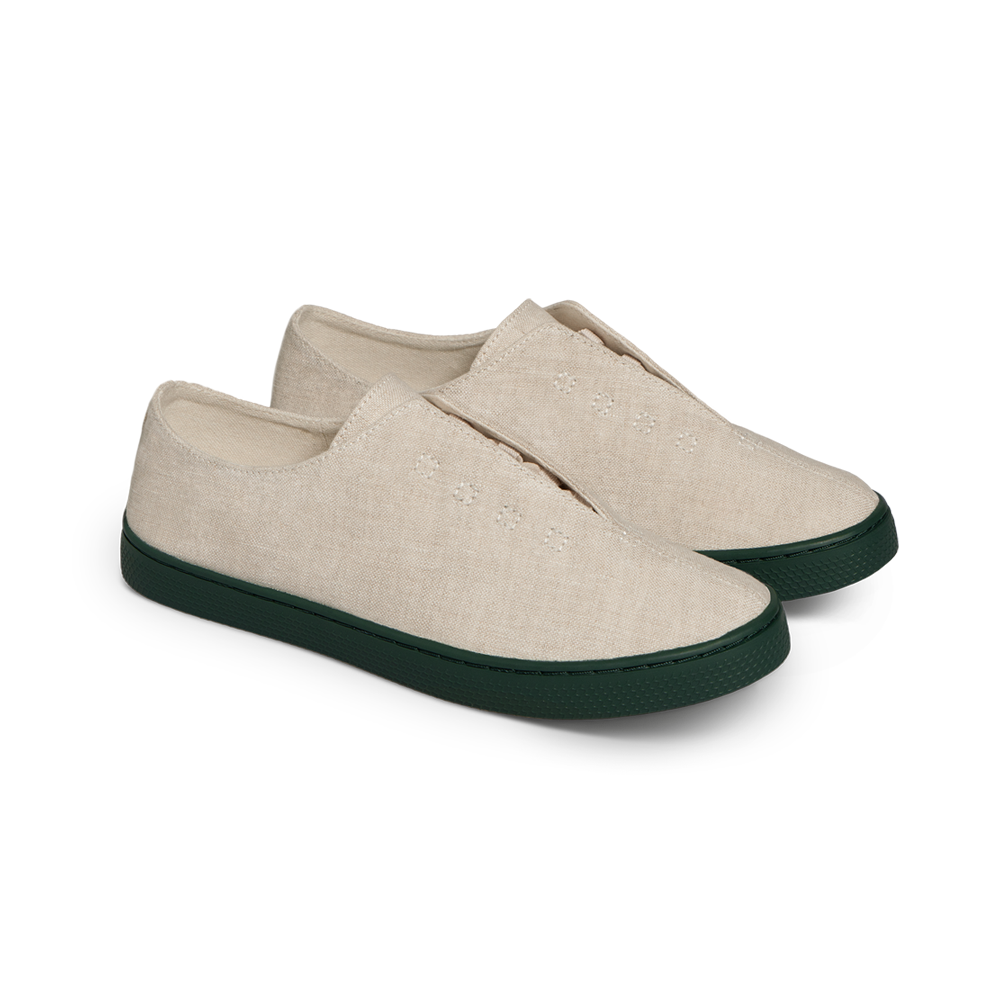 Giày Một vải linen Tùng có dây