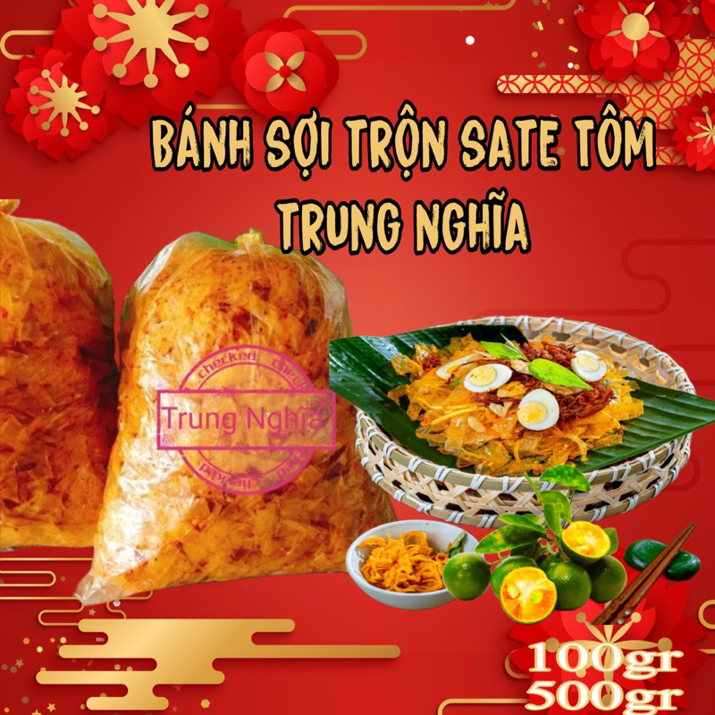 Bánh Tráng Sợi Trộn Sate .Trung Nghĩa