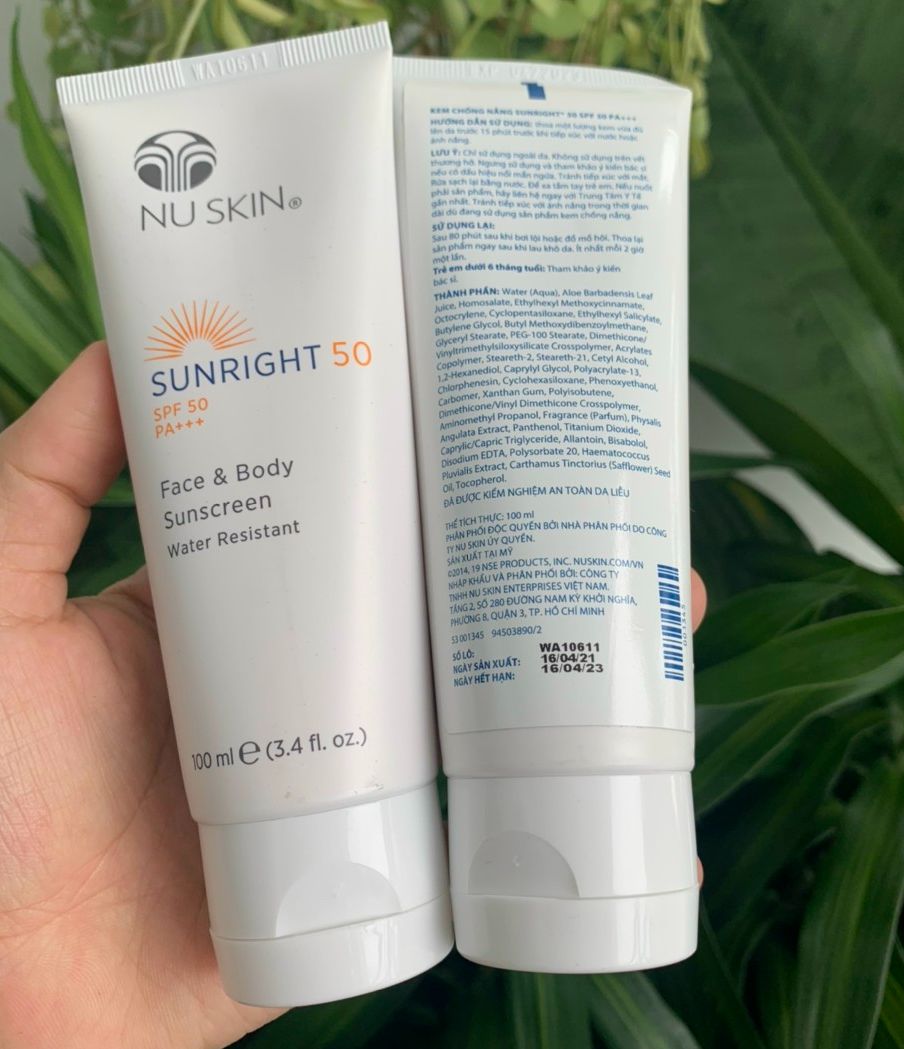KEM CHỐNG NẮNG SUNRIGHT SPF PA+++ (100ML) NuSkin