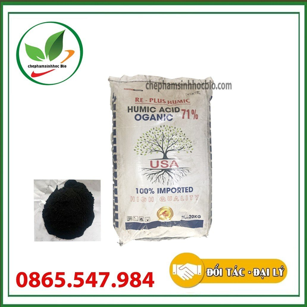 Phân bón Kali Humate dạng bột. Bao 20kg