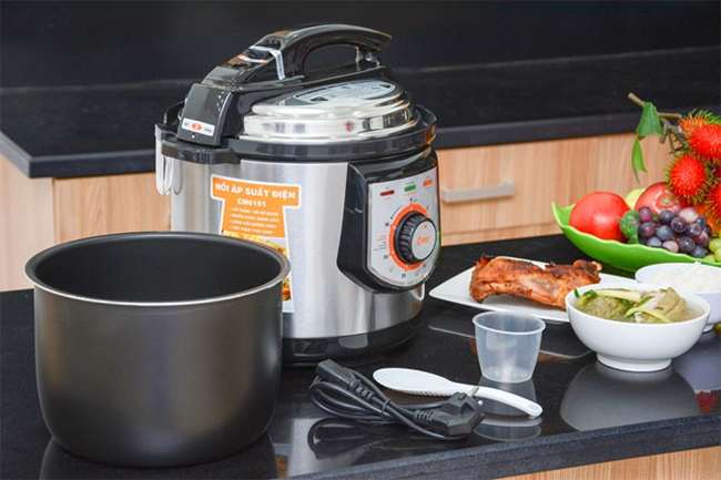 Nồi áp suất đa năng nồi áp suất giá rẻ nồi áp suất điện comet cm6150 chức năng: nấu - hầm giữ ấm - hấp siêu tiện lợi siêu nhanh siêu tiết kiệm. bh 12 th