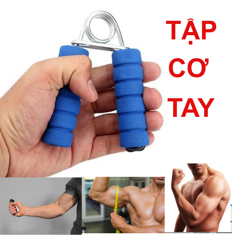 LOẠI XỊN, Dụng cụ tập lên cơ tay tại nhà, Kiềm bớp độ nặng 5-20kg kích thước 12x2.5x8.5