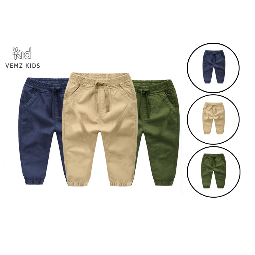 Quần Jogger Kaki Vemzkids Cho Bé Trai