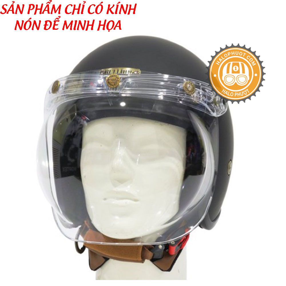 Kính Bubble Bulldog Chính Hãng (gắn nón 3/4)