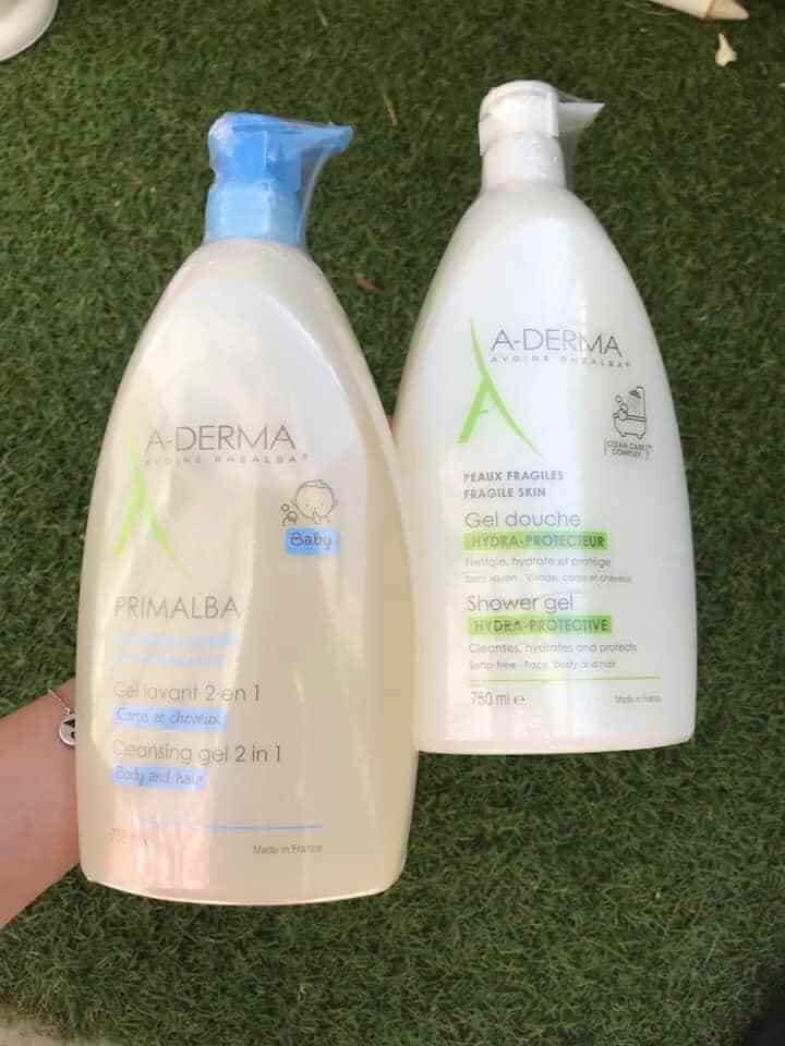 SỮA TẮM ADERMA 750ml CHO BÉ