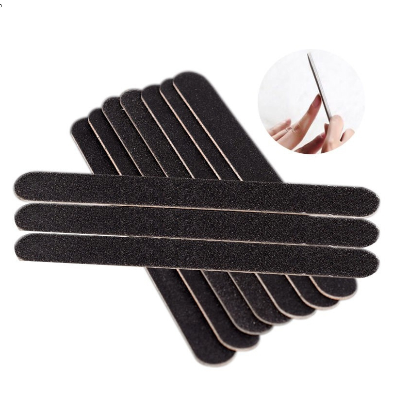 Combo 10 dũa móng tay dáp đen ( màu đen)