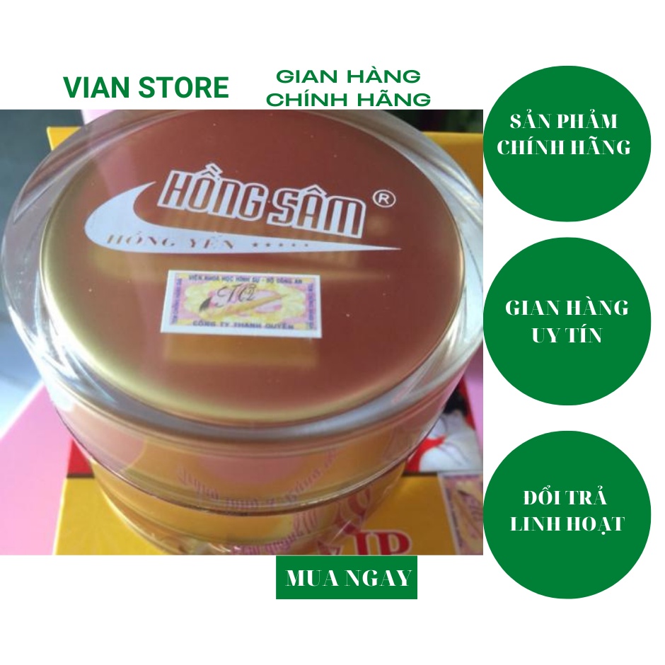Kem hồng sâm dưỡng da 10 tác dụng vip