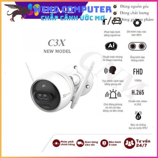 Camera Ezviz C3X, H3, C3N, C3W, C3TN , kèm thẻ 32GB và thẻ 64GN