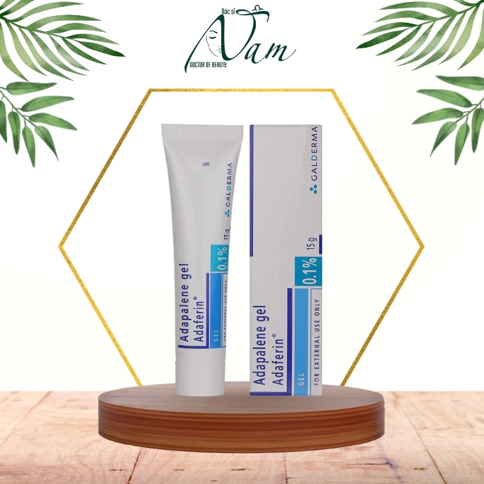 Kem giảm mụn Differin Adaferin Adapalene Gel 0.1% Galderma chính hãng