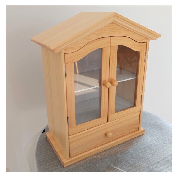 Tủ thuốc mái chéo cao cấp bằng gỗ tự nhiên