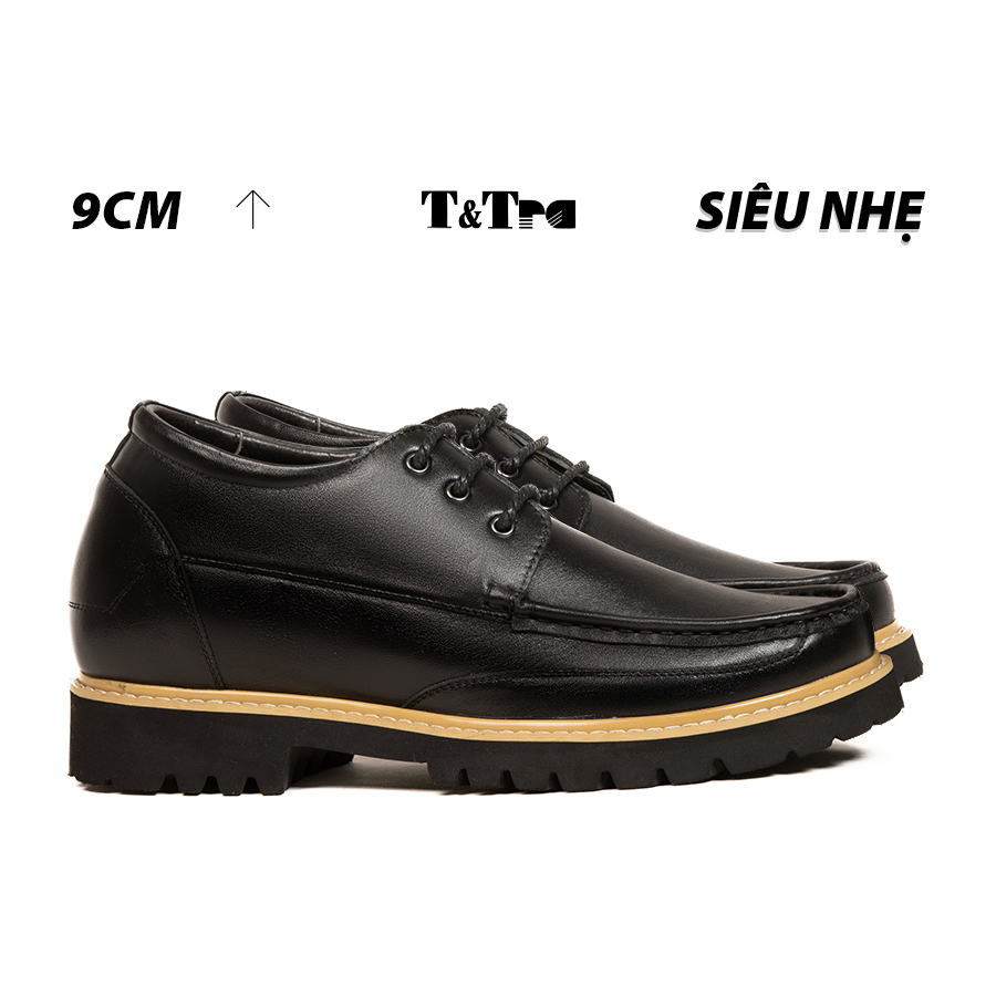 9CM shoes high male T&TRA T123 Black